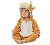 Infant Halloween Outfit Thermal Bodysuit Girl Toddler Boys Girls COS Custume Long Sleeve Cartoon Jumpsuit Children‘ s Clothing 18 Month Winter Girl Clothes (Gold, 3-6 Months)