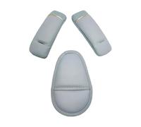 Infant Harness Covers 3PCS Soft PU Shoulder Pads Comfortable Strollers Accessories for Long Rides Comfort Baby Shoulder Pads