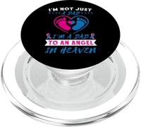 Infant Loss Dad To An Angel Miscarriage Awareness Pregnancy PopSockets PopGrip for MagSafe