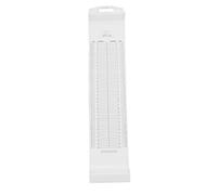 Infant Measure Mat Baby Height Measuring Ruler Washable Collapsible Household Supplies Skin Friendly Material Accurate Measurement for Newborn Toddlers Growth Tracking White