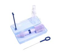 Infant Milk Bottle Scrubber Set Compact Travel Friendly Design Removable Brush Head with Portable Drying Case Infant Bottle Cleaning Kit