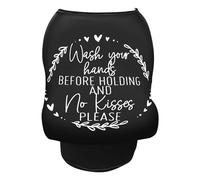 Infant Outdoor Cover Soft & Stretchy Warning Sign Nursing & Practical Gift Baby Warning Breathable Privacy Soft & Stretchy Keep Your Infant Safe & Comfortable