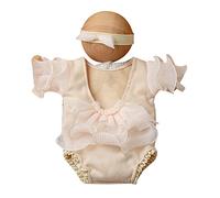 Infant Photograph Romper & Cute Headband Ruffle Jumpsuits Photo Clothes Baby Photoshoot Clothing Shower Gift Costume for Photography Girls Costumes 0-3 Months Boy