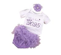 Infant Photography Clothing Breathable Polyester Fabric Multi Color Option Newborns Studio Props with Matching Headwear Newborns Photography Romper