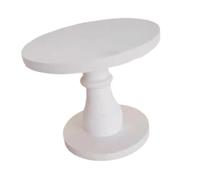 Infant Photoshoots Wooden Bed Or Round Table Photo Props White/Brown Wood Small Photography Crib for Baby Posing Photoshoots Table