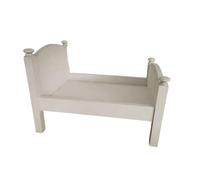 Infant Photoshoots Wooden Bed Or Round Table Photo Props White/Brown Wood Small Photography Crib for Baby Posing Newborns Photography Props