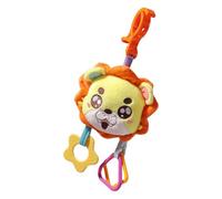 Infant Plush Hanging Rattle Educational Toy Promoting Texture Hand Grasp Training Crimb Mobile for Baby Infant Sensory Development Toy