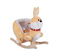 Infant Rocking Seat With Secure Belt And Cute Sewn Facial Features For Playroom Seated Play And Cozy Nursery Rocking Chair Girls, Yellow