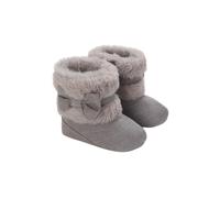Infant Sherpa Lined Snow Boots, Baby Girls Boys Winter Warm Fleece Snow Boots Wellington Boot Rubber Sole Comfy House Sliper Fall Outwear Footewar 12-18 Months
