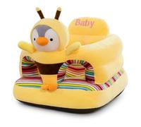 Infant Sit Up Chair, Baby Sit Up Chair, Penguin-Shaped Infant Support with Wide Base, Soft Plush Me Floor Seat for Babies Learning to Sits