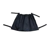 Infant Storage Pouch Organizer Crib Side Bag Pram Nursery Holder With Oxford Cloth And Adjustable Buckles Suitable for parents on the outings home, Black