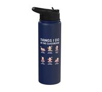 Infant Teacher Schoolteacher Pre-Kindergarten Educator Stainless Steel Insulated Water Bottle