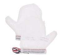 Infant Thumb Gloves 1 Pair Nylon Anti-scratch Adjustable Cuff White | Double Sided Full Mesh, Skin Friendly Finger Protection, for Teething Period and Summer Use, 9-15kg Random Color