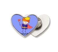 Infante Proposal Scribble Ingenuity Heart Metal Pin Brooch Clip Love