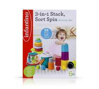 Infantino 3-in-1 stack, sorting spin activity set