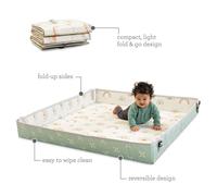Infantino Foldable Foam Mat Cactus & Rainbow Easy to Take On-The-Go and Store