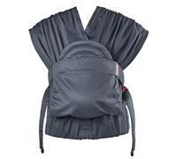 Infantino - Hug & Cuddle Adjustable Hybrid Wrap - Hybrid Baby Carrier and Sling - Simple Pressure Relief - Quilted Privacy Cover - Baby Essentials for Newborn 7-26lbs (3,2 à 11,8 kg) - Dark Grey
