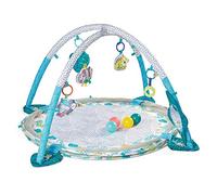 INFANTINO Jumbo Activity Gym & Ball Pit transformable 3 in 1 playmat, sensory-stimulating, for infants and toddlers with 20 Balls for Ultimate Fun, Multicoloured