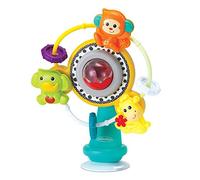 Infantino - Jungle Ferris Wheel - Spinning High Chair Toy - Enhance fine Motor Skills - Suction Cup - 6 m+ - Sturdy- BPA Free - Gift