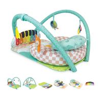 INFANTINO - Kick 'n Keys 7-in-1 Musical Piano Activity Gym with Seat Positioner - 7 Play Modes - Baby Play Mat with Arch - Develop Ear, Sitting, Musical Awakening - 0 Months+