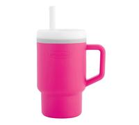 Infantino My 1st Tumbler - Adorable Miniature Tumbler with Leak-Resistant Straw and Toddler-Friendly Handle, Encourages Hydration, Easy to Clean, 9 fl. oz, Bubble Gum
