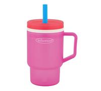 Infantino My 1st Tumbler Straw Cup, 10oz, Raspberry Cream | Leak-resistant straw helps little sippers practice independent drinking. BPA-free plastic tumbler for daily use