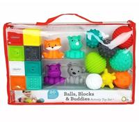 Infantino Sensory Balls Blocks & Buddies - 20 piece set for 0+m (Brand new)