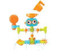 Infantino - Sensory Plug & Play Plumber Set - 16 Piece Bath Robot Toy for Sensory Exploration and Learning Cause and Effect