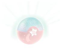 Infantino Soothing Light & Projector pink - Projecto Lamp, 3-in-1 scalable projector - Baby cry detector and starry sky projector with melodies and nature sounds