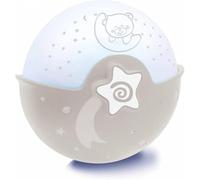 Infantino Soothing Light and Projector - Clip-on Crib Night Light with Grow-With-Me Design, Starry Night Projector and Tabletop Light with Built-in Melodies and Sound Sensors
