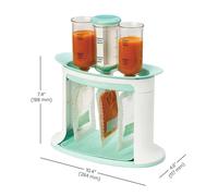 Infantino Squeeze Station for Homemade Baby Food, Pouch Filling Station for Puree Food for Babies and Toddlers, Dishwasher Safe and BPA-Free