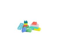 Infantino Super Soft Building Blocks Easy-to-Hold for Babies & Toddlers BPA-Free Multi-Colored 12-Piece Set