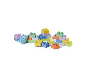 INFANTINO Super Soft Building Blocks, Easy-to-Hold for Babies & Toddlers, BPA-Free, Multi-Coloured, 25-Piece Set, 315104, Multicolored
