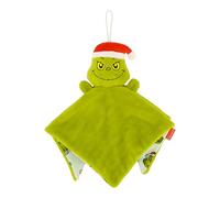 Infantino The Grinch Soft Lovey, Soft Baby Snuggle Toy with Double-Sided Plush Security Blanket & Tether Loop, Holiday Comfort & On-The-Go Play Pal