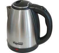 Infapower 1.8L 360 Degree Cordless Kettle 1800W - Brushed Stainless Steel
