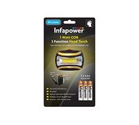 Infapower COB Head Torch, 1 W, Black
