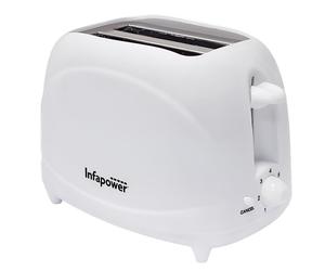 Infapower 2 Slice Toaster Cool Touch Auto Popup with Wide Slots 7 Browning Level