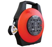 Infapower 4 Socket 13 Amp 15 Metre Enclosed Drum