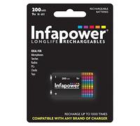 Infapower 9V 200mAh NI-MH Rechargeable Battery