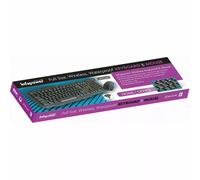Infapower Compact Wireless Waterproof Keyboard & Mouse Set PC/Mac Laptop Combo