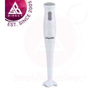 Infapower X103 400W Hand Blender With Stainless Steel Shaft & Blades - White