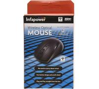 Infapower X205 Wireless Optical Mouse, Black