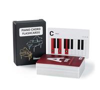 Infassic Piano Chord Flash Cards - Acoustic & Keyboard Piano Learning Cheat Sheets - Learn Essential Chords Quickly & Easily for Pianists, Teachers, and Students - 55 Flashcards