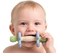 Infatot® Barbell Buddy, Teething Toys for Baby (Sage)
