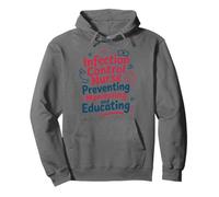 Infection Control Nurse Preventing, Infectious Nursing Pullover Hoodie
