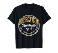 Infection Preventionist Leopard Print Collegiate Healthcare T-Shirt