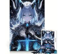 Infernal Demon Empress Jigsaw for Teenagers1000 Pieces Reason Boost DIY Play Playful Challenge (38x26cm)
