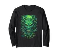 Infernal Dragon Head Fantasy Art Long Sleeve T-Shirt