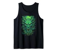 Infernal Dragon Head Fantasy Art Tank Top