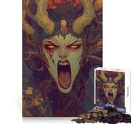 Infernal Fury Jigsaw Puzzles for Adults 1000 Pieces Sharp Mind Bright Color Family Activity Wall Art (38x52cm)